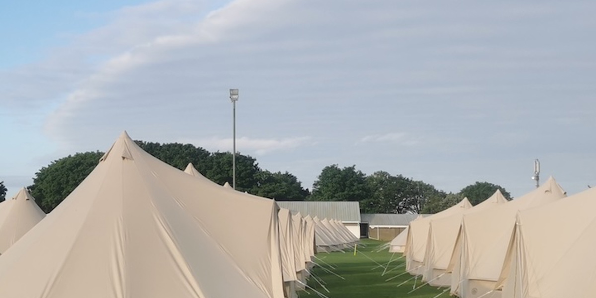 Nine Yards Bell Tents @ the TT - Castletown