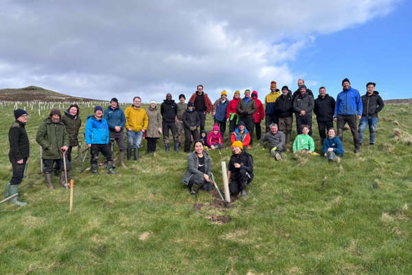 Tree planting finishes at major new nature reserve 