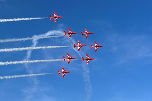 Red Arrows reduced to seven jets ahead of TT display