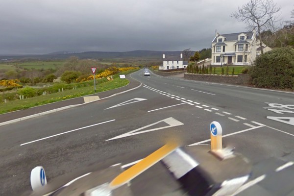 Junction closed following collision between motorcyclist and car