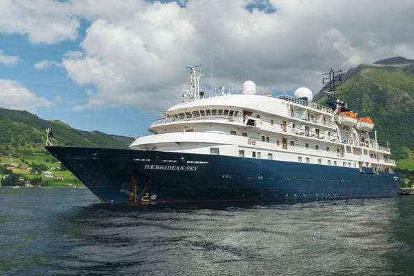 Cruise ship spending day in Manx waters