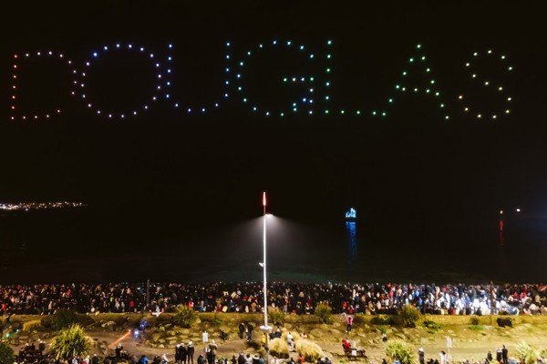 'Magical moment' as Manx language to light up the sky over Douglas