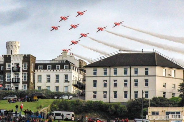 Annual TT display "special" for the Red Arrows