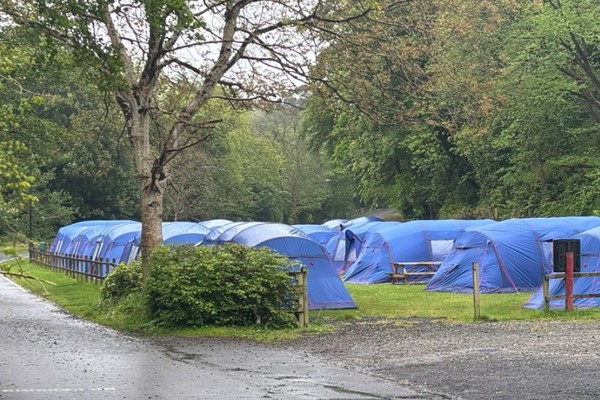 TT campers in 'high spirits' despite rain affecting race week