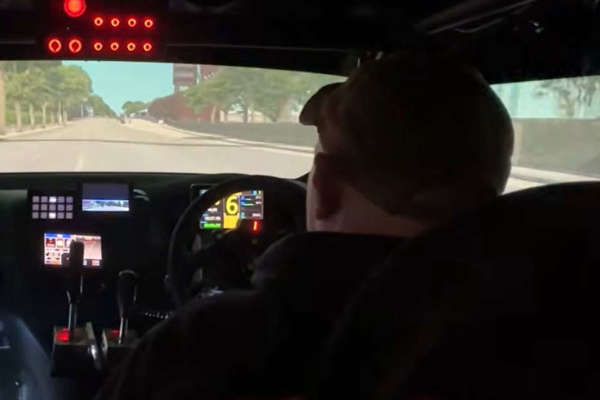 Travelling marshal tackles TT course - in reverse