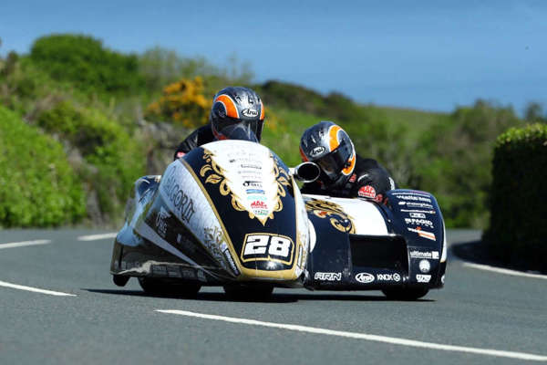 TT sidecar crash passenger recovering well from injuries
