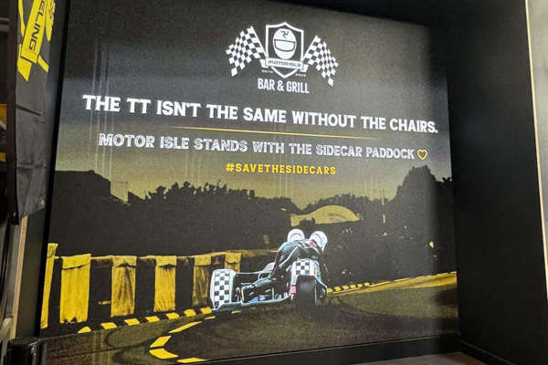 Douglas bar comes out in support of TT sidecars