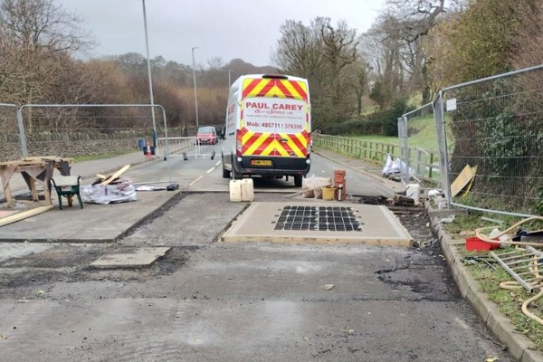 Half term weekend road closures on Kewaigue Hill