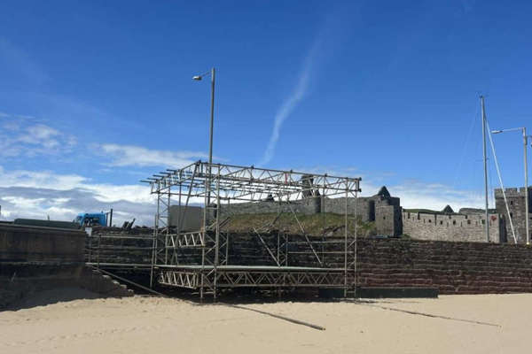 Peel's first live beach gig called off