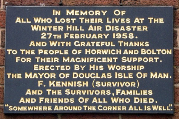 Service to mark 68th anniversary of Winter Hill disaster