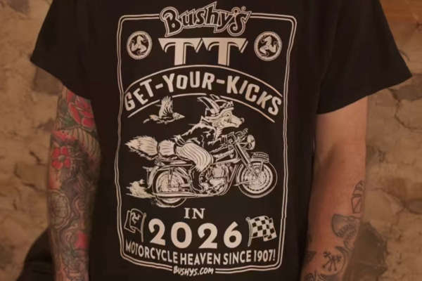 Bushy's unveils this year's TT t-shirt