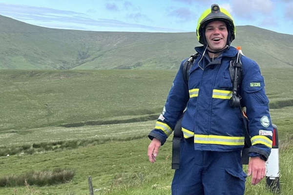 Firefighter's TT course lap raises nearly £3k